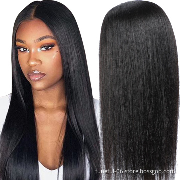 Unprocessed 100% Human Hair Full Lace Wig,Glueless Full Lace Brazilian Human Hair Wig,Natural Human Hair Wig For Black Women